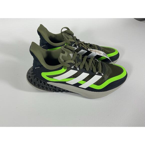 Adidas Mens 4DFWD Pulse 2 J Running Size 6 Black/ Green GZ4928 - Picture 3 of 9